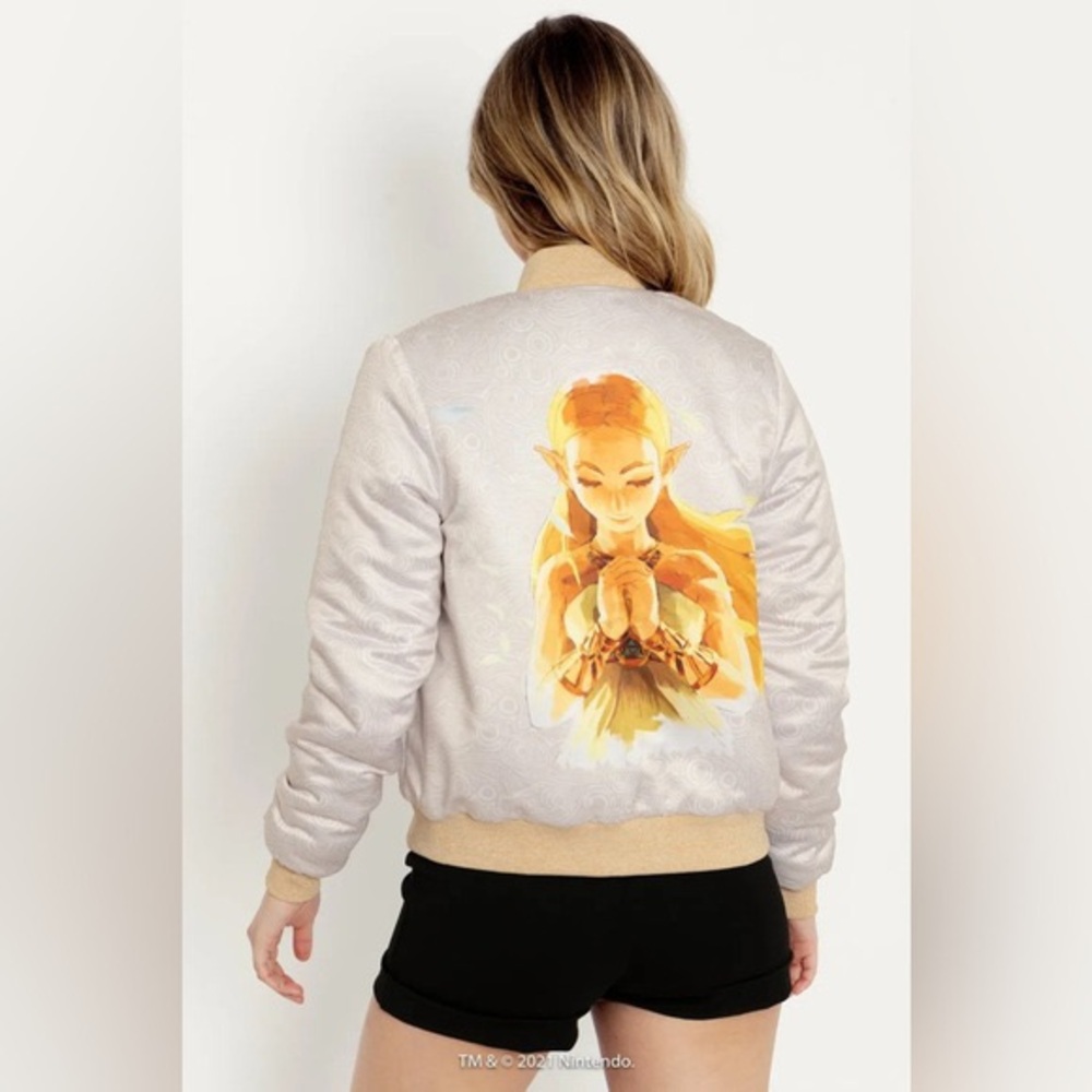 Blackmilk Official Legend of Zelda Breath of the Wild Reversible Bomber Jacket